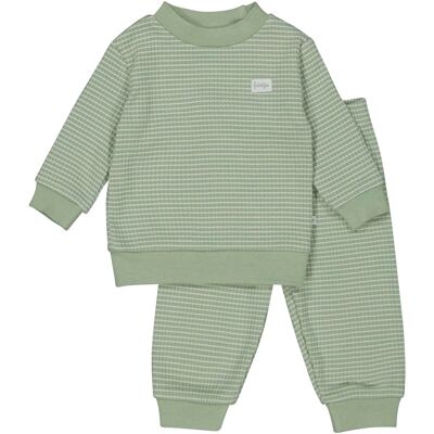 Feetje 2-tlg. Set Sweatshirt und Jogginghose Waffelpiqué-Optik - gruen - Unisex - Size: 62 Feetje 2-tlg. Set Sweatshirt und Jogginghose Waffelpiqué-Optik - gruen - Unisex - Size: 62