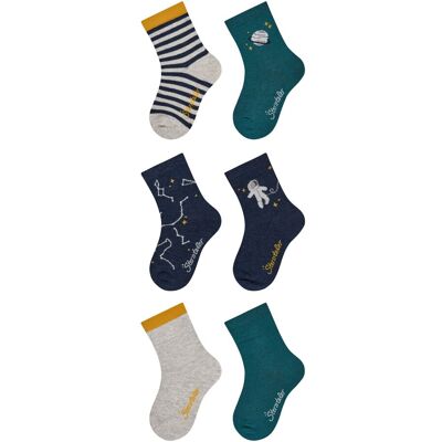 Sterntaler 6er-Pack Socken Weltall - mehrfarbig - Junge - Size: 27 Sterntaler 6er-Pack Socken Weltall - mehrfarbig - Junge - Size: 27