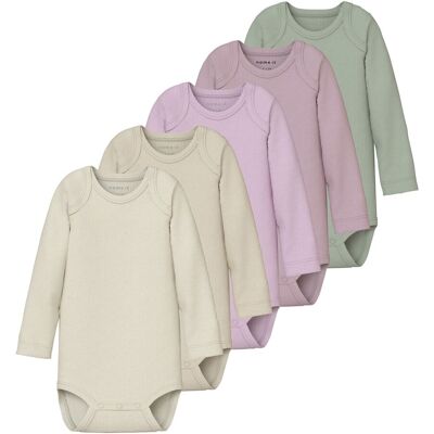 name it 5er-Pack Body langarm Rippqualität - mehrfarbig - Maedchen - Size: 86 name it 5er-Pack Body langarm Rippqualität - mehrfarbig - Maedchen - Size: 86