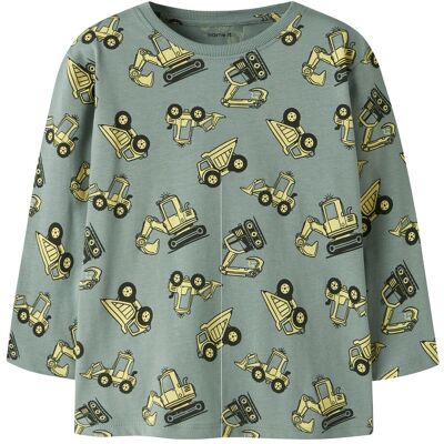 name it Shirt langarm Bagger - gruen - Junge - Size: 104 name it Shirt langarm Bagger - gruen - Junge - Size: 104