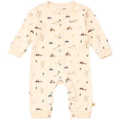 Bornino Schlafoverall Country Love - natur mehrfarbig - Junge - Size: 50 Bornino Schlafoverall Country Love - natur mehrfarbig - Junge - Size: 50