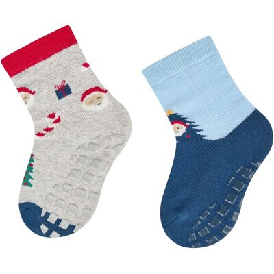 Sterntaler 2er-Pack ABS-Socken Weihnachten - mehrfarbig - Junge - Size: 23 Sterntaler 2er-Pack ABS-Socken Weihnachten - mehrfarbig - Junge - Size: 23