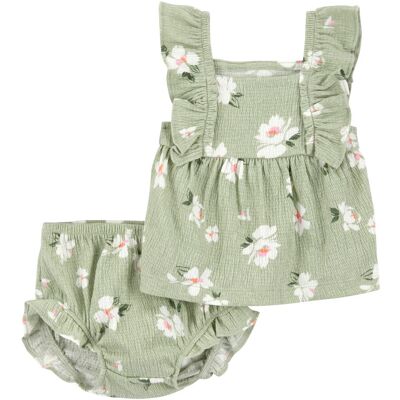 Carter's 2-tlg. Set Top und Shorts Blumen - gruen rosa mehrfarbig - Maedchen - Size: 92 Carter's 2-tlg. Set Top und Shorts Blumen - gruen rosa mehrfarbig - Maedchen - Size: 92