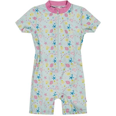 Sterntaler Schwimmanzug kurz mit UV-Schutz Muscheln - tuerkis mehrfarbig - Maedchen - Size: 86 Sterntaler Schwimmanzug kurz mit UV-Schutz Muscheln - tuerkis mehrfarbig - Maedchen - Size: 86