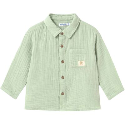 Mayoral Musselin-Hemd langarm - gruen - Junge - Size: 80 Mayoral Musselin-Hemd langarm - gruen - Junge - Size: 80