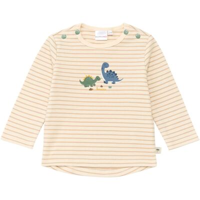 Bornino Shirt langarm Ringel Dinos - natur beige - Junge - Size: 86 Bornino Shirt langarm Ringel Dinos - natur beige - Junge - Size: 86