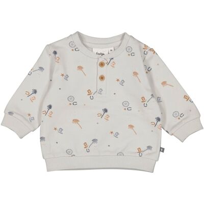 Feetje Sweatshirt Ranch - hellblau mehrfarbig - Junge - Size: 62 Feetje Sweatshirt Ranch - hellblau mehrfarbig - Junge - Size: 62