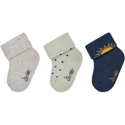 Sterntaler 3er-Pack Socken Sonne Sterne - mehrfarbig - Junge - Size: 13 Sterntaler 3er-Pack Socken Sonne Sterne - mehrfarbig - Junge - Size: 13