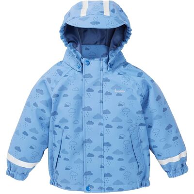 Bornino Regenjacke mit Kapuze Wolken - blau - Junge - Size: 74 Bornino Regenjacke mit Kapuze Wolken - blau - Junge - Size: 74