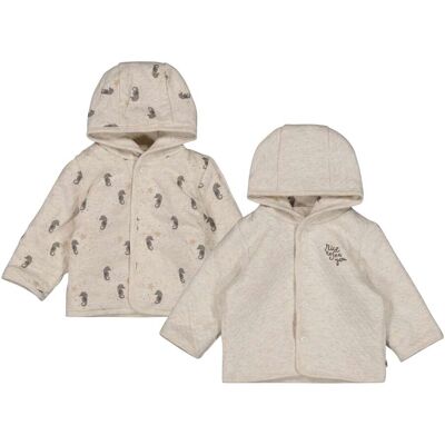 Feetje Wendejacke mit Kapuze Seepferdchen gequiltet - beige grau - Unisex - Size: 68 Feetje Wendejacke mit Kapuze Seepferdchen gequiltet - beige grau - Unisex - Size: 68