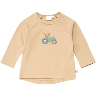 Bornino Raglanshirt langarm Bär - beige - Junge - Size: 50 Bornino Raglanshirt langarm Bär - beige - Junge - Size: 50