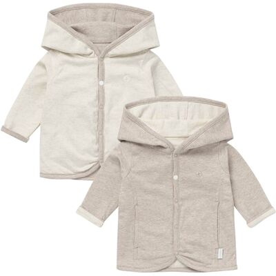 Noppies Wendejacke mit Kapuze - braun - Unisex - Size: 56 Noppies Wendejacke mit Kapuze - braun - Unisex - Size: 56