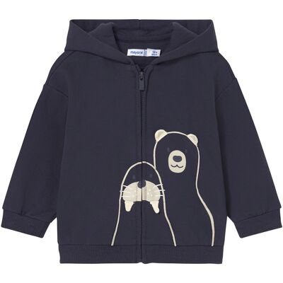 Mayoral Sweatjacke mit Kapuze Eisbär Walross - blau - Junge - Size: 80 Mayoral Sweatjacke mit Kapuze Eisbär Walross - blau - Junge - Size: 80