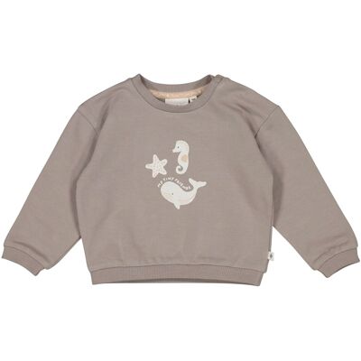 Feetje Sweatshirt Meerestiere - grau - Unisex - Size: 56 Feetje Sweatshirt Meerestiere - grau - Unisex - Size: 56