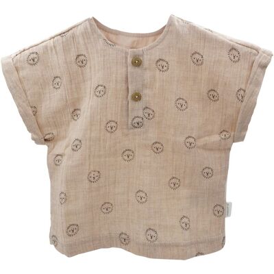 Maximo Musselin-T-Shirt Löwe - beige - Unisex - Size: 62 Maximo Musselin-T-Shirt Löwe - beige - Unisex - Size: 62