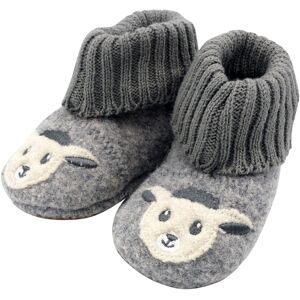 Maximo Woll-Krabbel- und Hausschuhe Schaf - grau - Unisex - Size: 21 Maximo Woll-Krabbel- und Hausschuhe Schaf - grau - Unisex - Size: 21