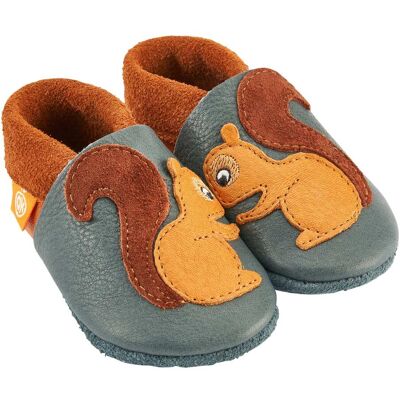 Orangenkinder Krabbel- und Hausschuhe Eichhörnchen - mehrfarbig - Unisex - Size: 22 Orangenkinder Krabbel- und Hausschuhe Eichhörnchen - mehrfarbig - Unisex - Size: 22