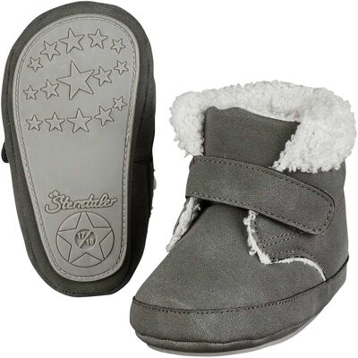 Sterntaler Babystiefel mit Klettverschluss - silber - Unisex - Size: 17 Sterntaler Babystiefel mit Klettverschluss - silber - Unisex - Size: 17