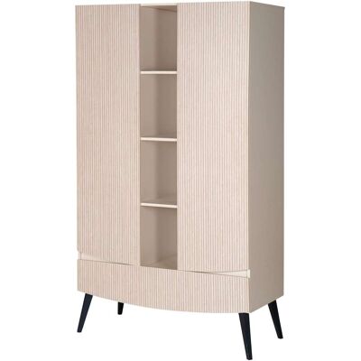 Schardt Kleiderschrank Smile 2-türig - beige - Unisex Schardt Kleiderschrank Smile 2-türig - beige - Unisex