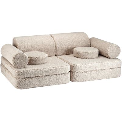 Wigiwama Kinder-Modulsofa - Biscuit - 136x78x46cm Wigiwama Kinder-Modulsofa - Biscuit - 136x78x46cm