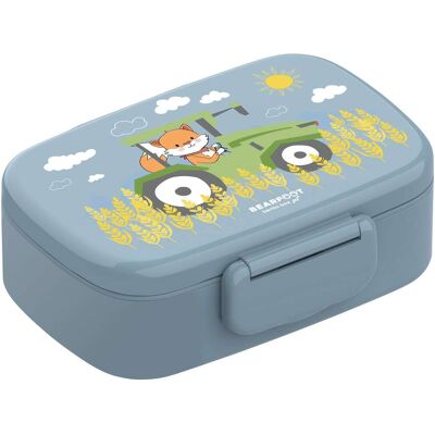 Bearfoot Set - Brotdose mit Gabel und Löffel - blau - Unisex Bearfoot Set - Brotdose mit Gabel und Löffel - blau - Unisex