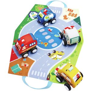 Hape Plüschauto-Set mit Rückziehmotor - mehrfarbig - Unisex Hape Plüschauto-Set mit Rückziehmotor - mehrfarbig - Unisex