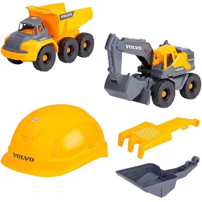 Dickie Toys Baustellen-Set Volvo Construction Playset - gelb - Unisex Dickie Toys Baustellen-Set Volvo Construction Playset - gelb - Unisex