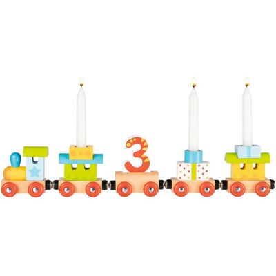 Goki 60721 - Geburtstagszug mit Zahlen 1-6 - 11-teilig Goki 60721 - Geburtstagszug mit Zahlen 1-6 - 11-teilig