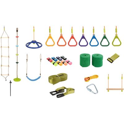 EDUPLAY Hangelpfad Ninja Line Profi Set - mehrfarbig - Unisex EDUPLAY Hangelpfad Ninja Line Profi Set - mehrfarbig - Unisex