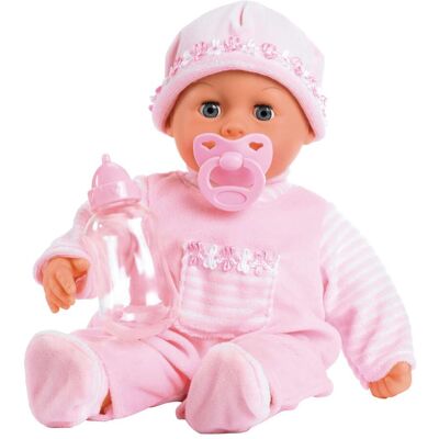 Bayer Design Puppe First Words Baby mit Funktionen 38cm - rosa - Unisex Bayer Design Puppe First Words Baby mit Funktionen 38cm - rosa - Unisex