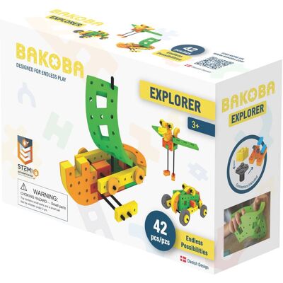 BAKOBA Bau Set Explorer 42 Teile - mehrfarbig - Unisex BAKOBA Bau Set Explorer 42 Teile - mehrfarbig - Unisex