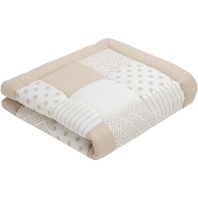 emma & noah Krabbeldecke Patchwork 120x120 cm - beige - Unisex emma & noah Krabbeldecke Patchwork 120x120 cm - beige - Unisex