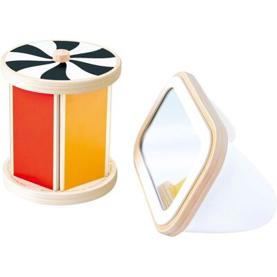 Hape Dreh-Trommel mit Spiegel - mehrfarbig - Unisex Hape Dreh-Trommel mit Spiegel - mehrfarbig - Unisex