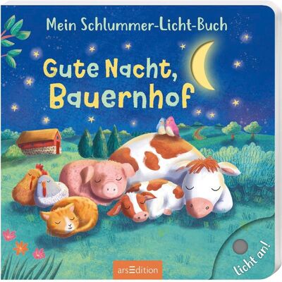 arsEdition Pappbilderbuch Mein Schlummer-Licht-Buch: Gute Nacht, Bauernhof - mehrfarbig - Unisex arsEdition Pappbilderbuch Mein Schlummer-Licht-Buch: Gute Nacht, Bauernhof - mehrfarbig - Unisex