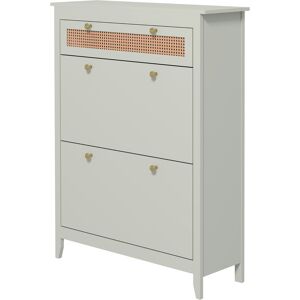 HOMCOM Schuhschrank mit 2 Klappen Schuhkipper mit Schublade, Schuhregal, Schuhkommode für 12 Paar Schuhe Schuhablage für Eingangsbereich, Flur 88 x 30 x 120 cm, Grün HOMCOM Schuhschrank mit 2 Klappen Schuhkipper mit Schublade, Schuhregal, Schuhkommode für 12 Paar Schuhe Schuhablage für Eingangsbereich, Flur 88 x 30 x 120 cm, Grün