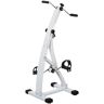 HOMCOM Heimtrainer Bewegungstrainer  Pedaltrainer für Senioren, Stahl, Weiß, 40x42,5x100cm  Aosom.de