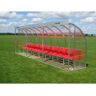 Sport-Thieme Spielerkabine "13 Personen", Polycarbonat, Sitzschale