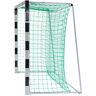 Sport-Thieme Handballtor frei stehend mit patentierter Eckverbindung, 3x2 m, Blau-Silber, Mit fest stehenden Netzbügeln