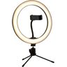 Searchlight LED-Ringlampe Selfie Tripod, Handy-Halter USB CCT