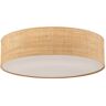 Eko-Light Deckenleuchte Leano beige rund aus Rattan