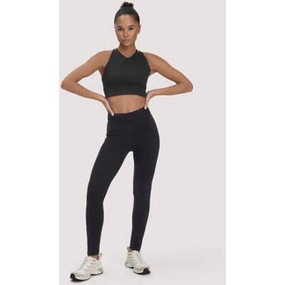 hessnatur Loungewear Leggings Medium Cut ACTIVE FUNCTIONAL aus Bio-Merinowolle und Bio-Baumwolle - schwarz Größe M hessnatur Loungewear Leggings Medium Cut ACTIVE FUNCTIONAL aus Bio-Merinowolle und Bio-Baumwolle - schwarz Größe M