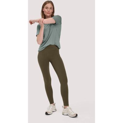 hessnatur Loungewear Leggings Medium Cut ACTIVE LIGHT aus Bio-Baumwolle - grün Größe XL/k hessnatur Loungewear Leggings Medium Cut ACTIVE LIGHT aus Bio-Baumwolle - grün Größe XL/k