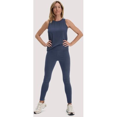 hessnatur Loungewear Leggings High Waist ACTIVE COMFORT aus Bio-Baumwolle - blau Größe XL/l hessnatur Loungewear Leggings High Waist ACTIVE COMFORT aus Bio-Baumwolle - blau Größe XL/l