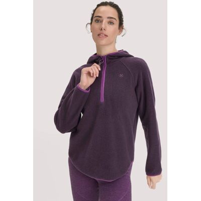 hessnatur Loungewear Fleece Hoodie Relaxed ACTIVE LIGHT aus Bio-Baumwolle - lila Größe S hessnatur Loungewear Fleece Hoodie Relaxed ACTIVE LIGHT aus Bio-Baumwolle - lila Größe S