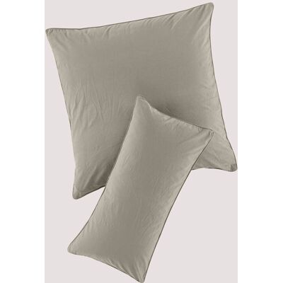 hessnatur Perkal Kissenbezug aus Bio-Baumwolle - beige Größe 40x80 cm hessnatur Perkal Kissenbezug aus Bio-Baumwolle - beige Größe 40x80 cm
