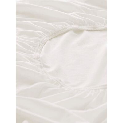 hessnatur - Jersey Spannbettlaken - Weiß - Fitted Sheet hessnatur - Jersey Spannbettlaken - Weiß - Fitted Sheet