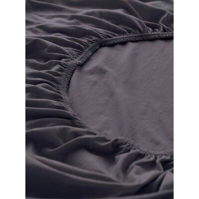 hessnatur Jersey Spannbettlaken aus Bio-Baumwolle - grau Größe 140-160x200 cm hessnatur Jersey Spannbettlaken aus Bio-Baumwolle - grau Größe 140-160x200 cm