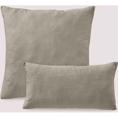 hessnatur - Musselin Kissenbezug Bio-Baumwolle - beige hessnatur - Musselin Kissenbezug Bio-Baumwolle - beige