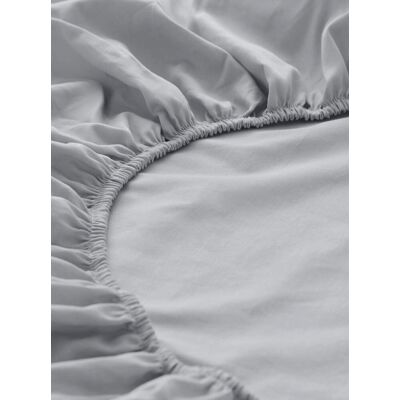 hessnatur Jersey Spannbettlaken aus Bio-Baumwolle - grau Größe 90-100x200 cm hessnatur Jersey Spannbettlaken aus Bio-Baumwolle - grau Größe 90-100x200 cm