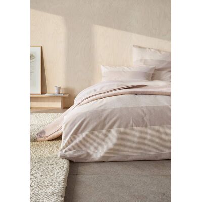 hessnatur Biber Bettwäsche-Set SEON aus Bio-Baumwolle - beige Größe 135x200+40x80 cm hessnatur Biber Bettwäsche-Set SEON aus Bio-Baumwolle - beige Größe 135x200+40x80 cm